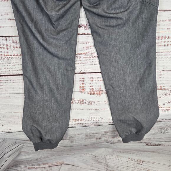 Figs Women's Scrub Pants L Tall Gray Zamora Joggers Medical Dental Vet Workwear - Picture 6 of 10